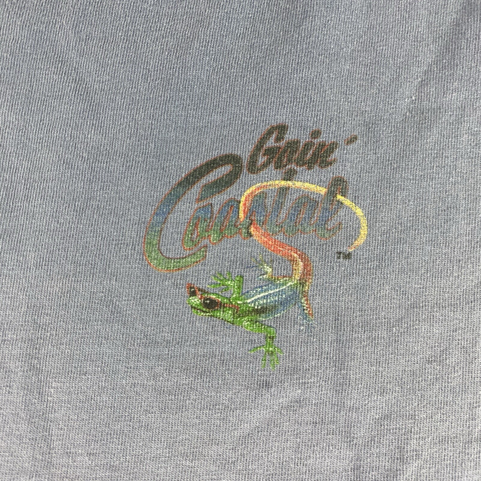 Goin Coastal Vintage T-Shirt Mens XL Blue Beach Beer Short Sleeve gallery
