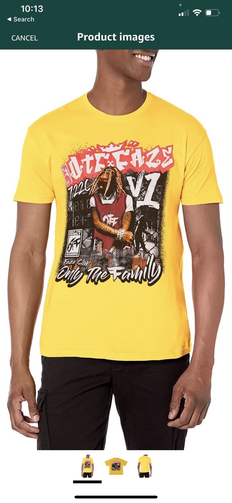 Otf Faze Lil Durk Collab Yellow Shirt Large gallery