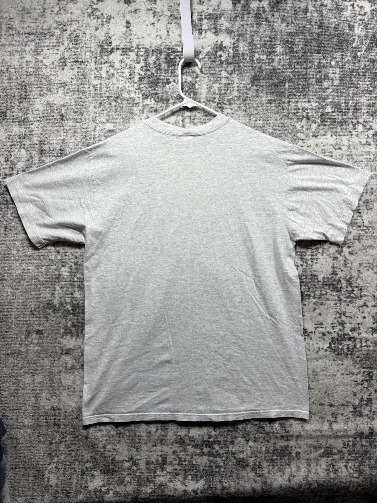 Vintage Russell Athletic Blank T Shirt Men’s Size Large Gray USA Made 90s gallery