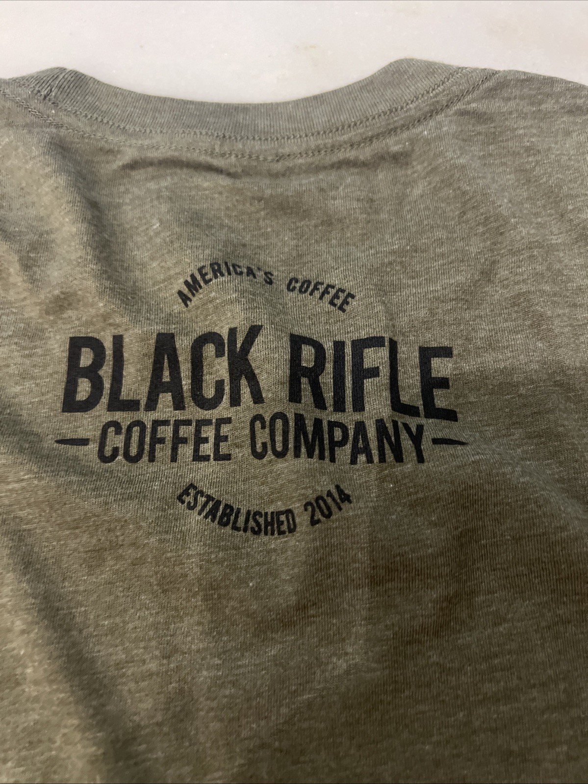 Black Rifle Coffee Company Coffee or Die T-Shirt Snake Military Green Size Large gallery