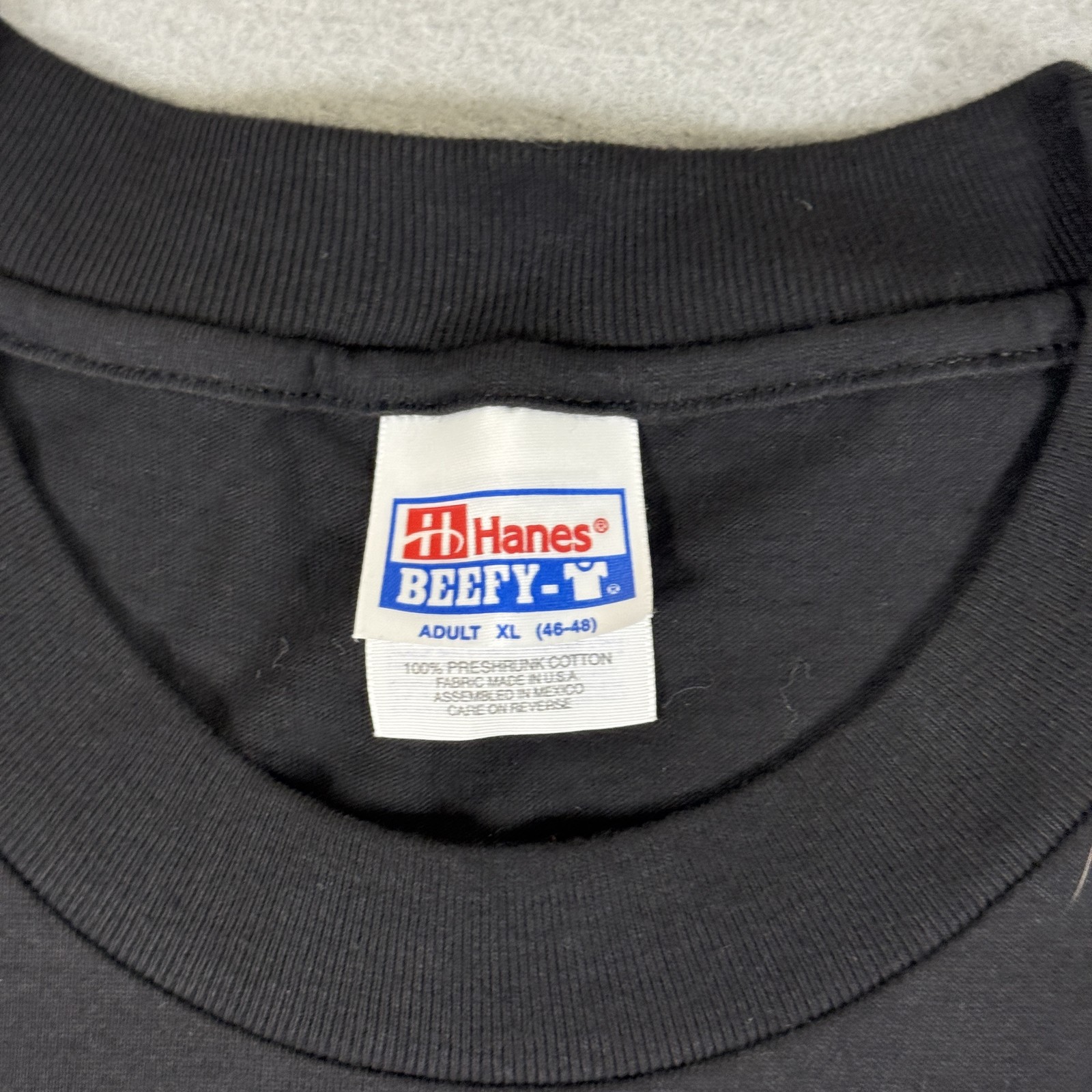 Hanes Beefy T-Shirt Men's XL Black Willie Nelson Spirit On The Road Again Tour gallery
