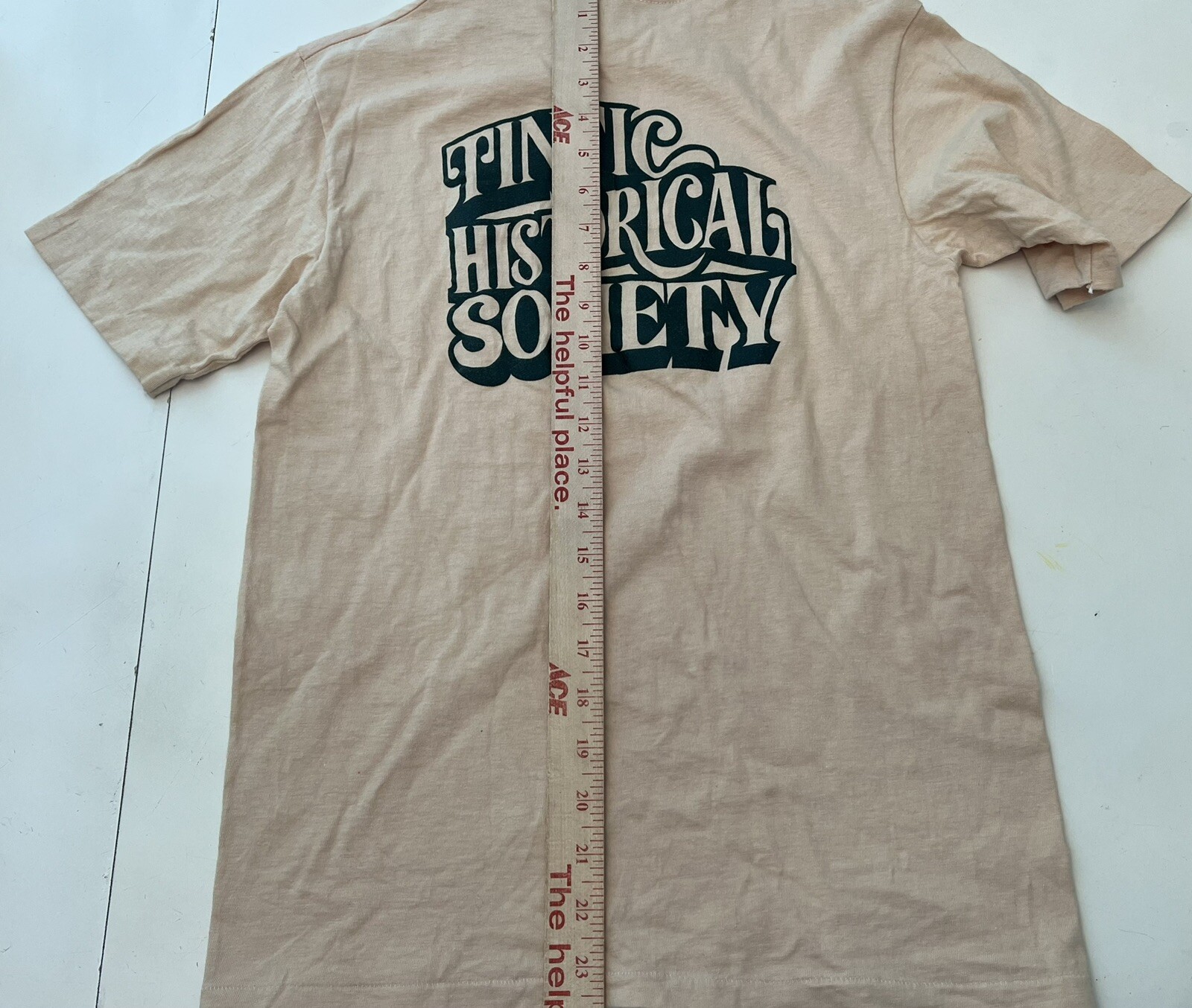 Vintage Eureka Utah T-Shirt Size 34-36 Cotton Made in USA Tan Tintic Historical gallery