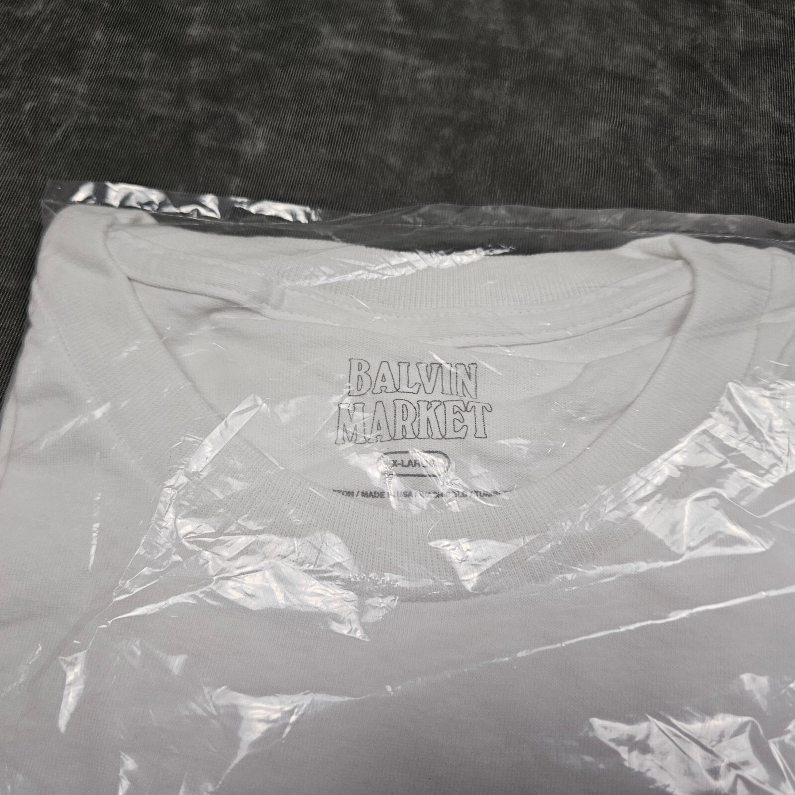 J. Balvin Market Shirt Men Extra Large Ball Smiley Face XL Chinatown White gallery
