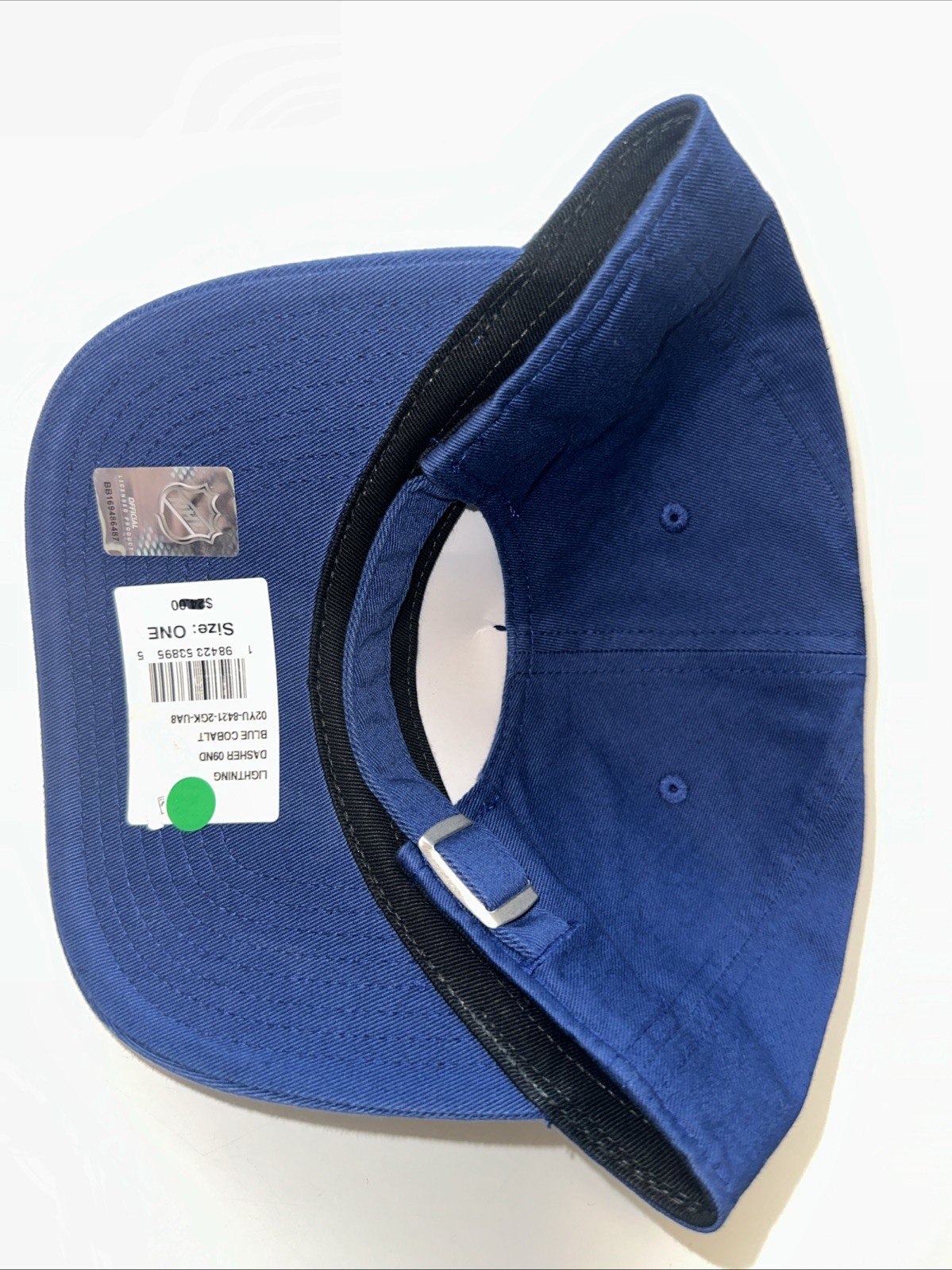 NWT NHL Women's Tampa Bay Lightning Dasher Cobalt Blue Adjustable Strap Back Hat gallery