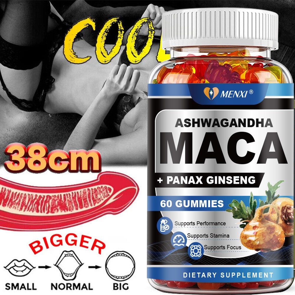 Male Enhancement Gummies Booster & Thicker Last Longer Stronger Bigger 60 Gummy