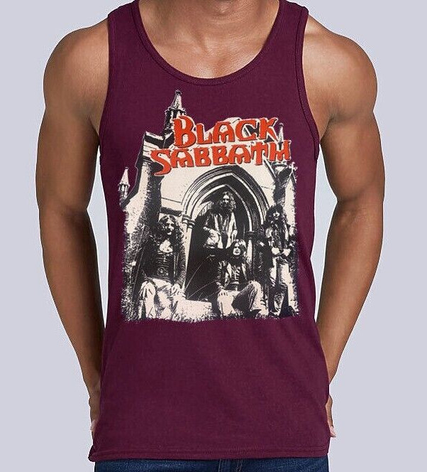 Black Sabbath Vintage Rock Band Black Tank Top (Various Colors) gallery