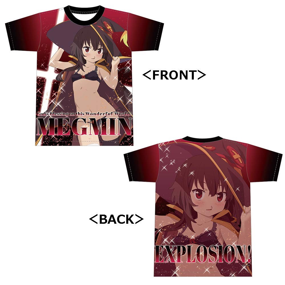 Megumin Full Graphic T-Shirt KonoSuba Anime Apparel gallery