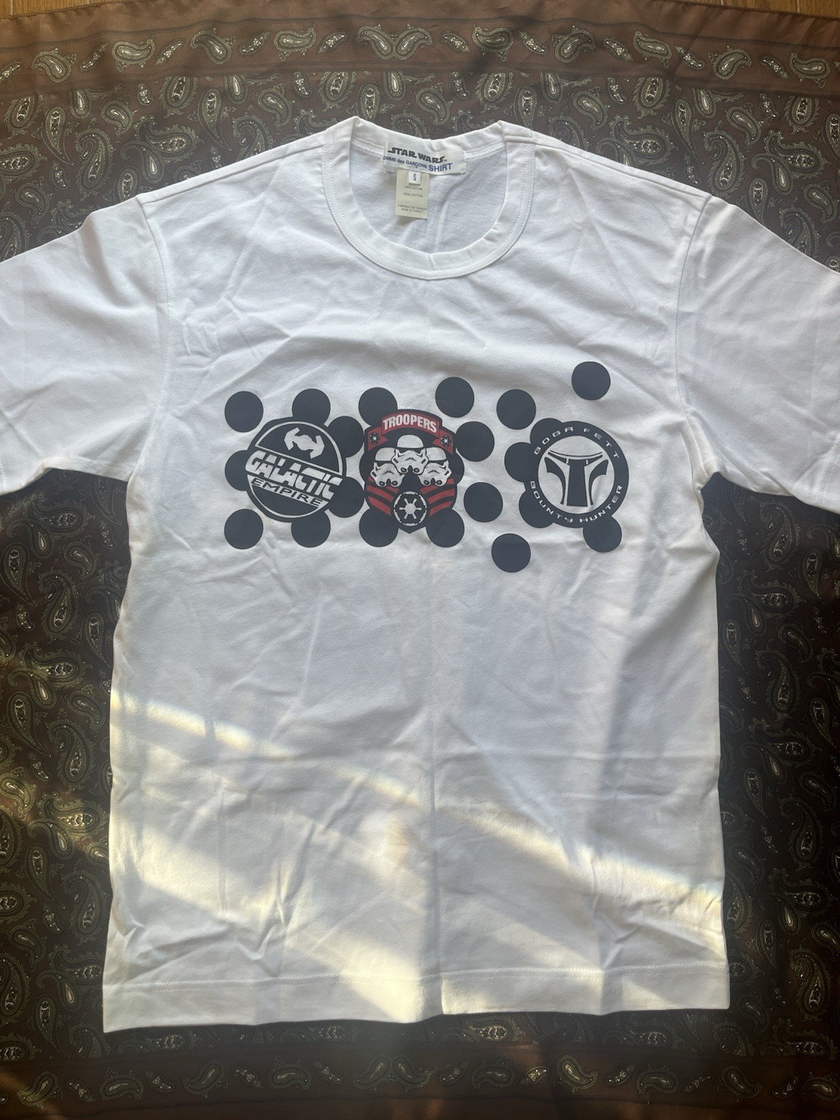 Commes des Garconne Star Wars collab T shirts gallery