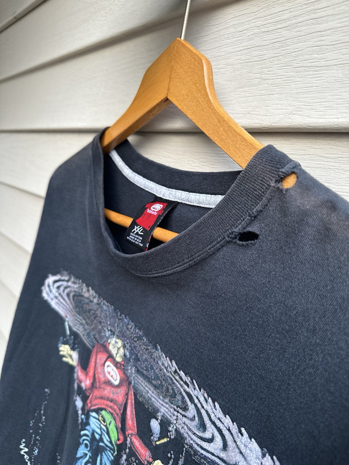 RARE Vintage 1997 Marc Ecko Unltd Fall/Winter Collection Graffiti Shirt XXL gallery