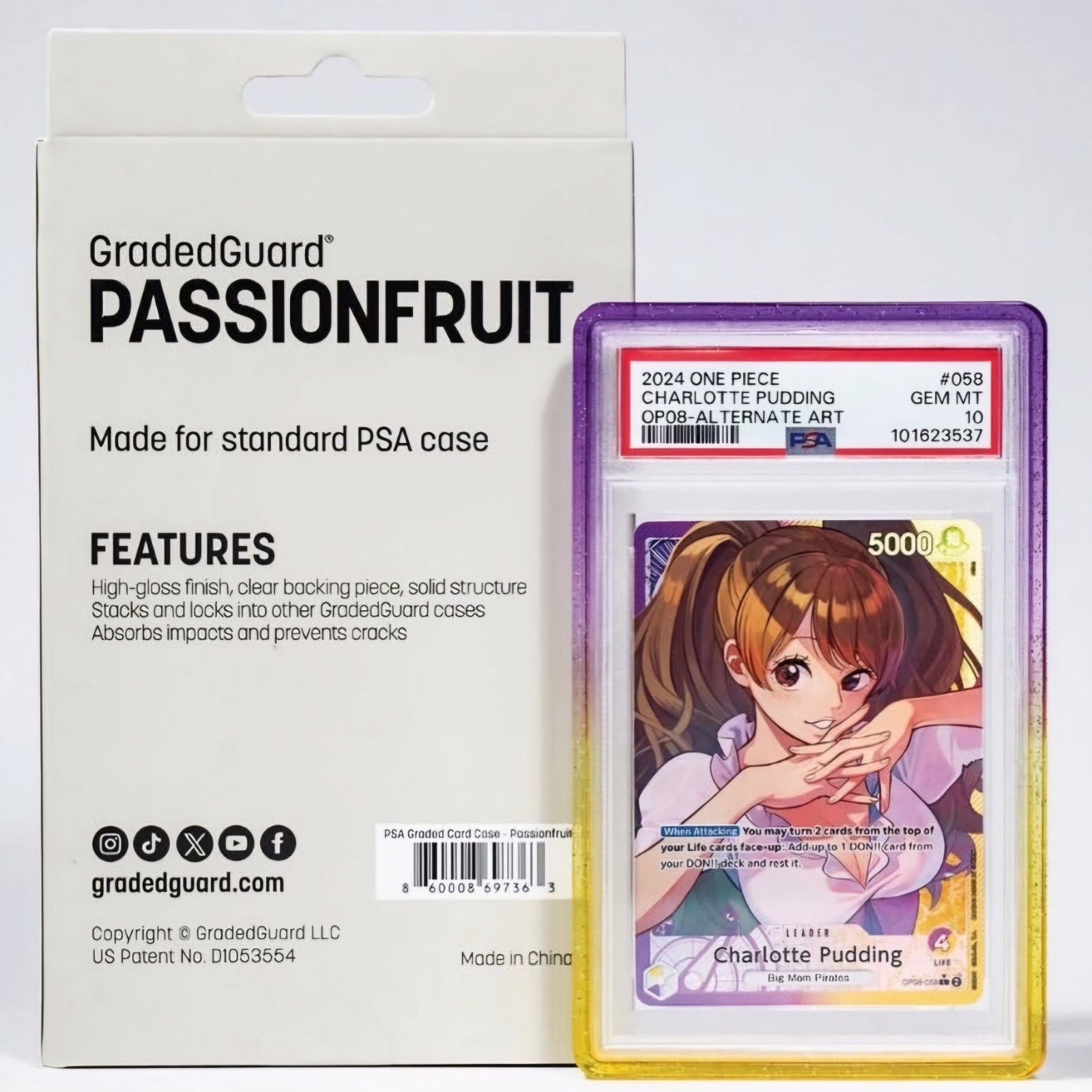 Graded Guard- Passion Fruit (Limited Edition) Trade Show Exclusive PSA Card