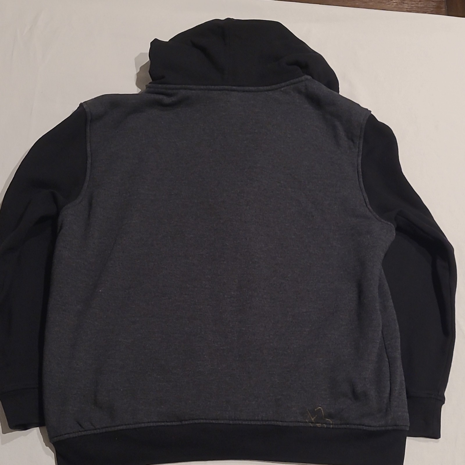 Y2K Zoo York Two Tone Black/Grey Skater Full Zip Hoodie XL(Missing Hood String) gallery