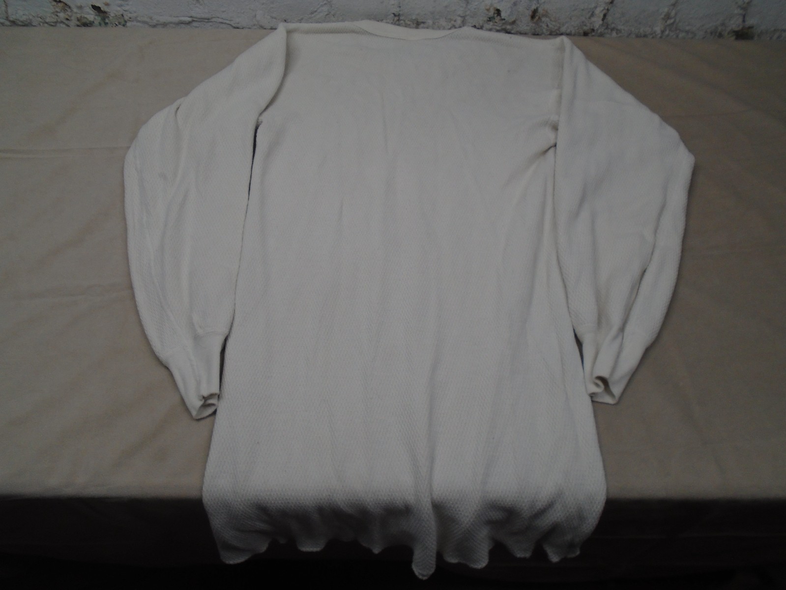 Vintage 70s JC Penny Waffle Knit Thermal Shirt XL 100% Combed Cotton Grunge * gallery