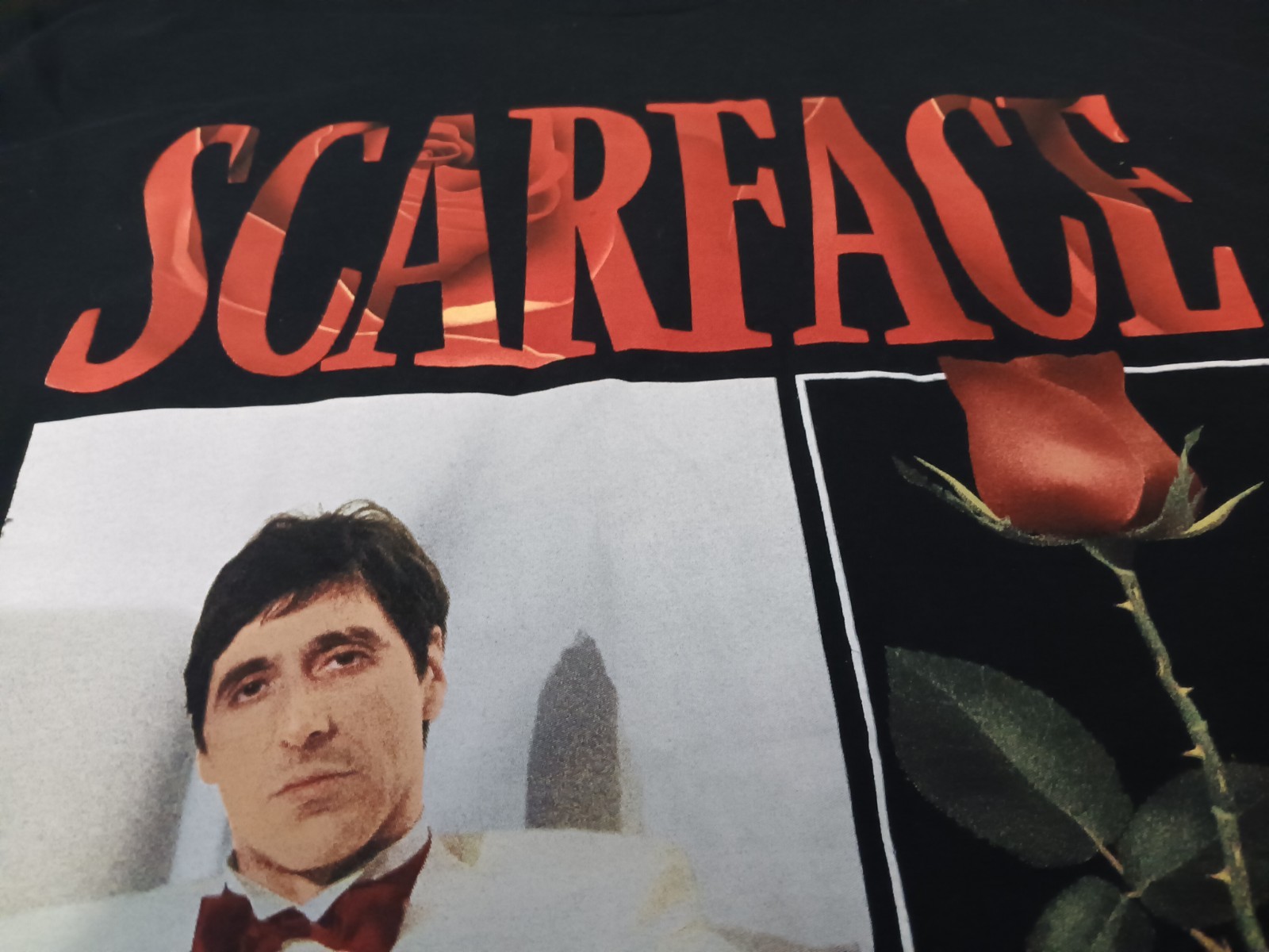 American Classics Scarface t-shirt a graphic print of Tony Montana XL gallery