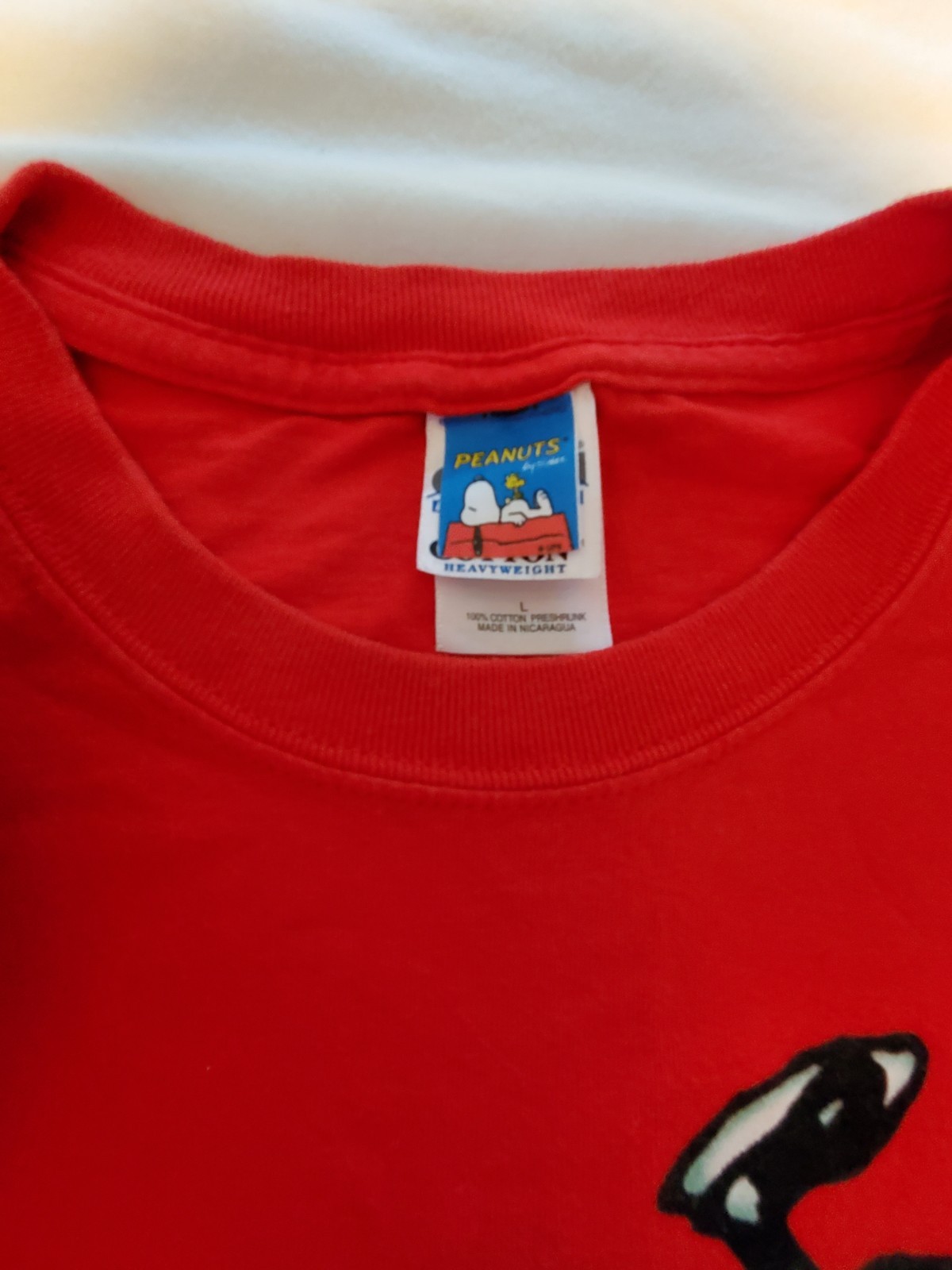Peanuts Snoopy & Woodstock 4th Of July American Patriotic Flag Shirt Large gallery