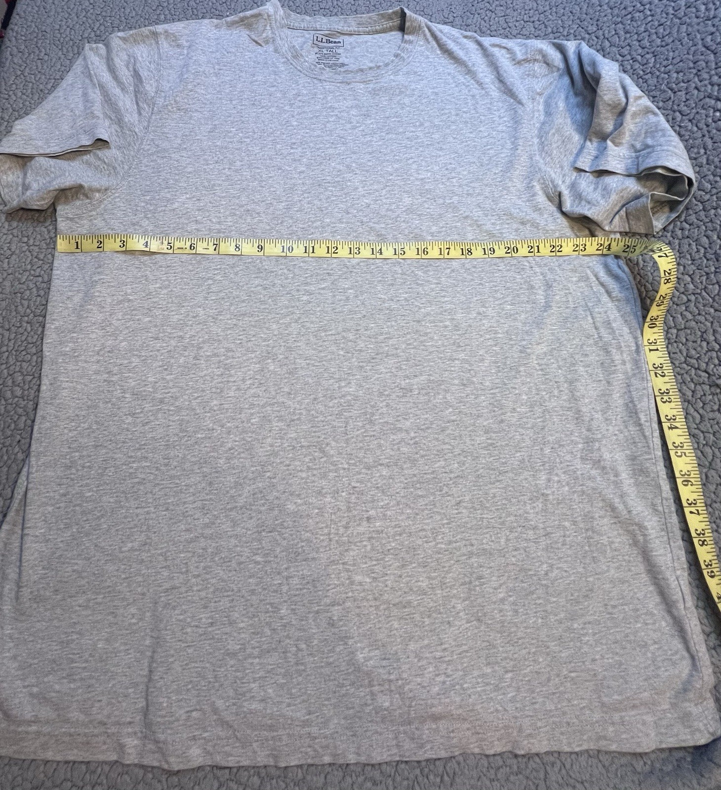 L.L Bean Gray Traditional Fit Mens T Shirt Short Sleeve gallery