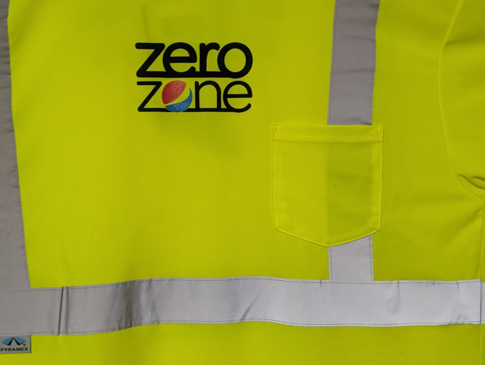 Mountain Dew Men's Pyramex Shirt "At Pepsi We Do Safety" Pepsi Zero 2XL #6200 gallery