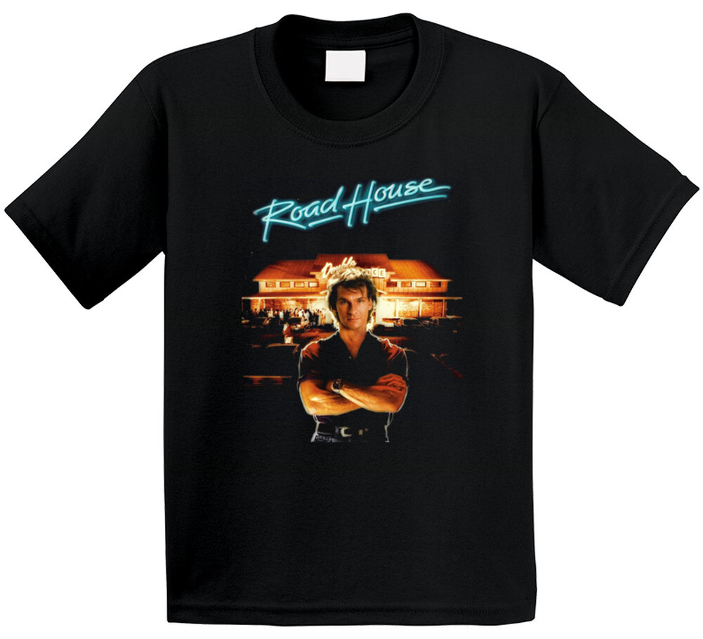 Roadhouse Patrick Swayze Retro 80’s Movie Cool Fun Kids T Shirt