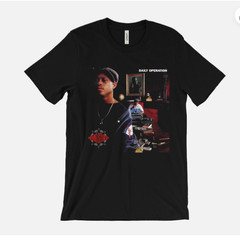 Gang Starr Daily Operation T Shirt – hip hop – DJ Premier GURU logo mass appeal