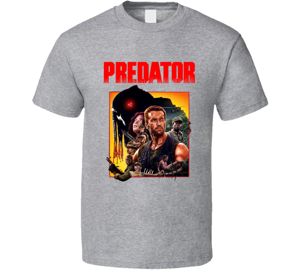 Predetor Action Movie Retro 80's T Shirt gallery