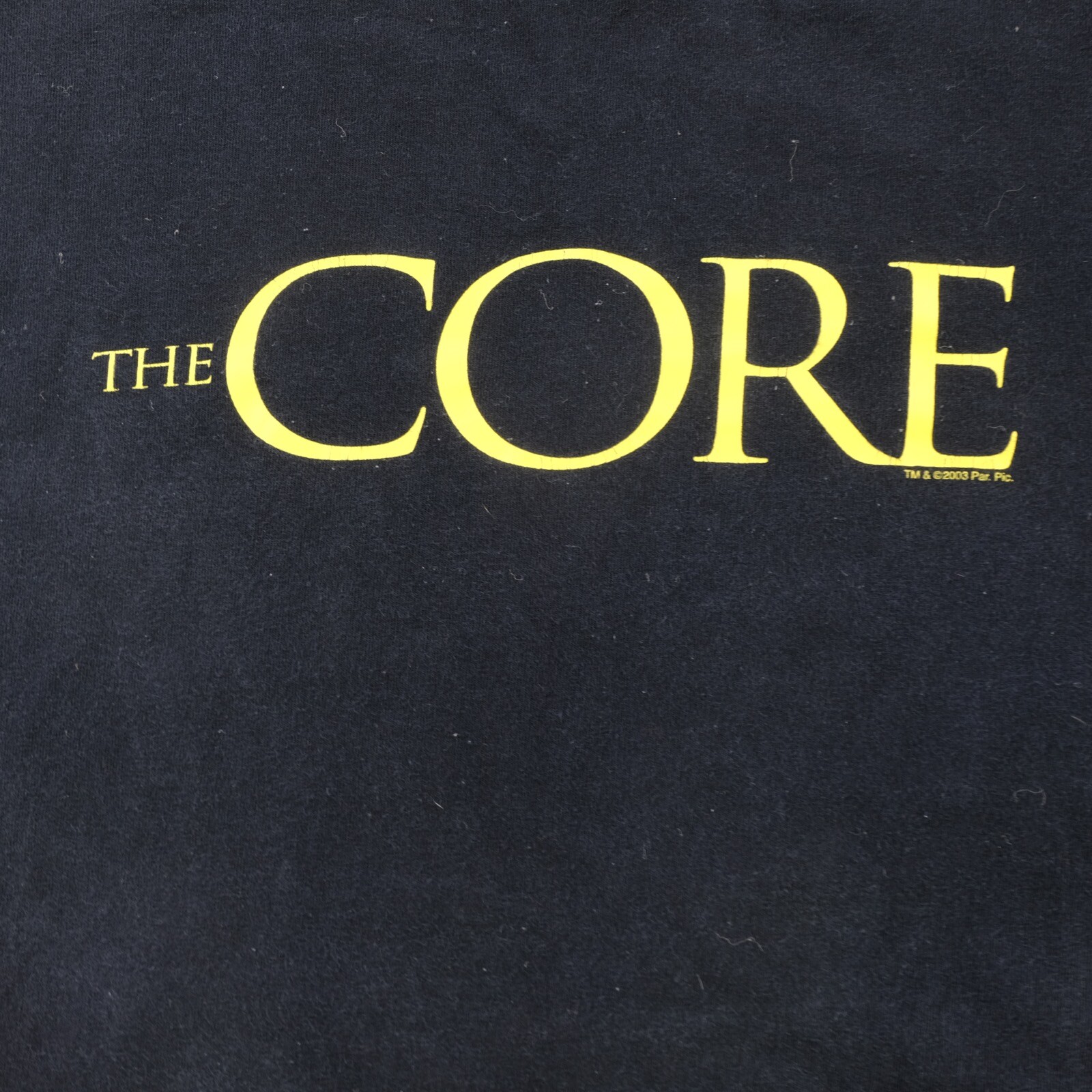 Rare Vintage The Core 2003 Film Prom Long Sleeve T Shirt 2000s Movie Black SZ XL gallery