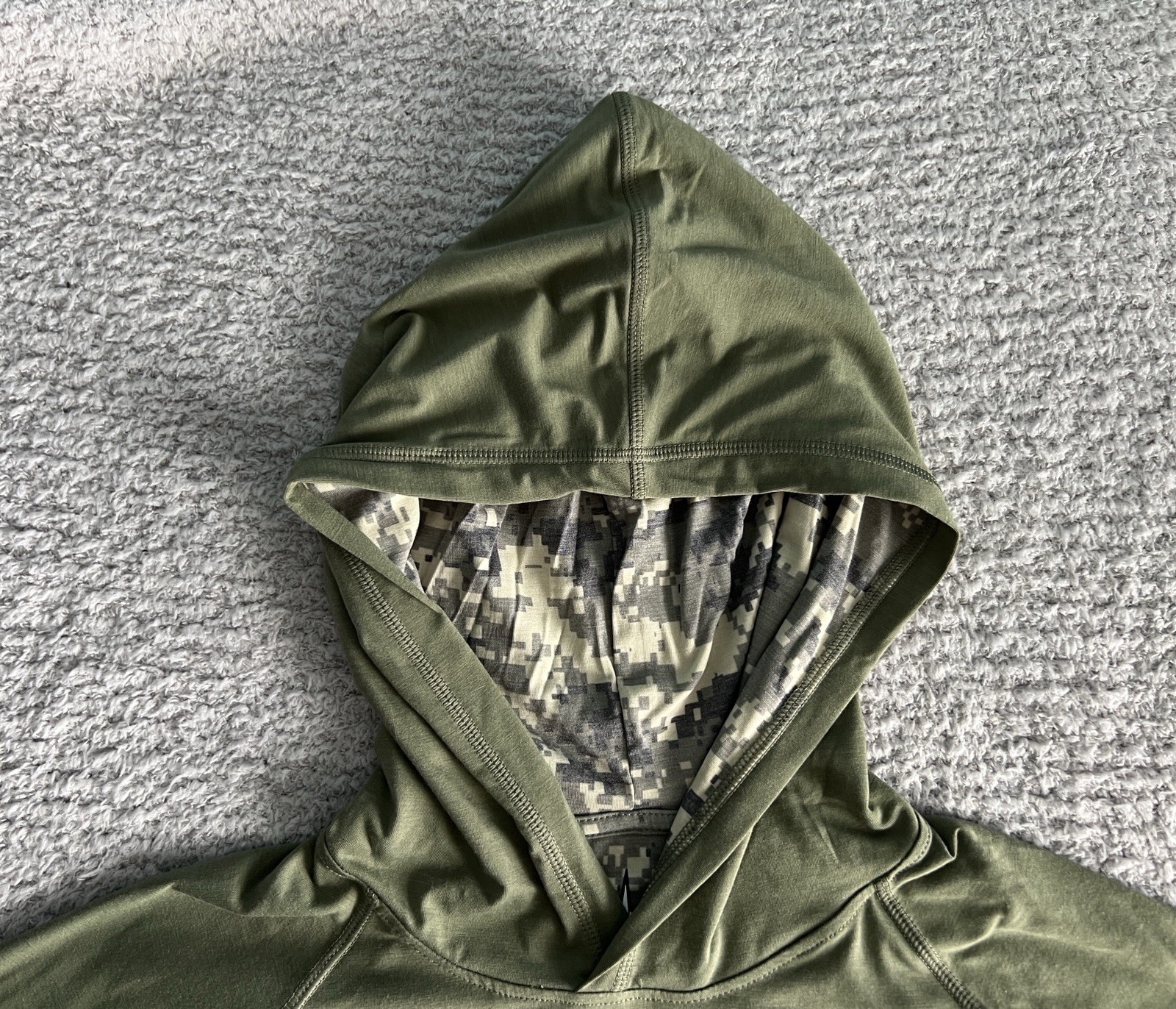 Habit Hooded Shirt Men’s Medium Green Hooded Performance Wicking Stretch Bamboo gallery