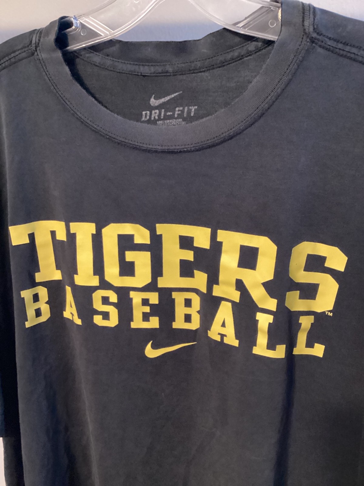 2Xl Nike Dri fit Missouri Tigers college baseball fade soft workout shirt MIZZOU gallery