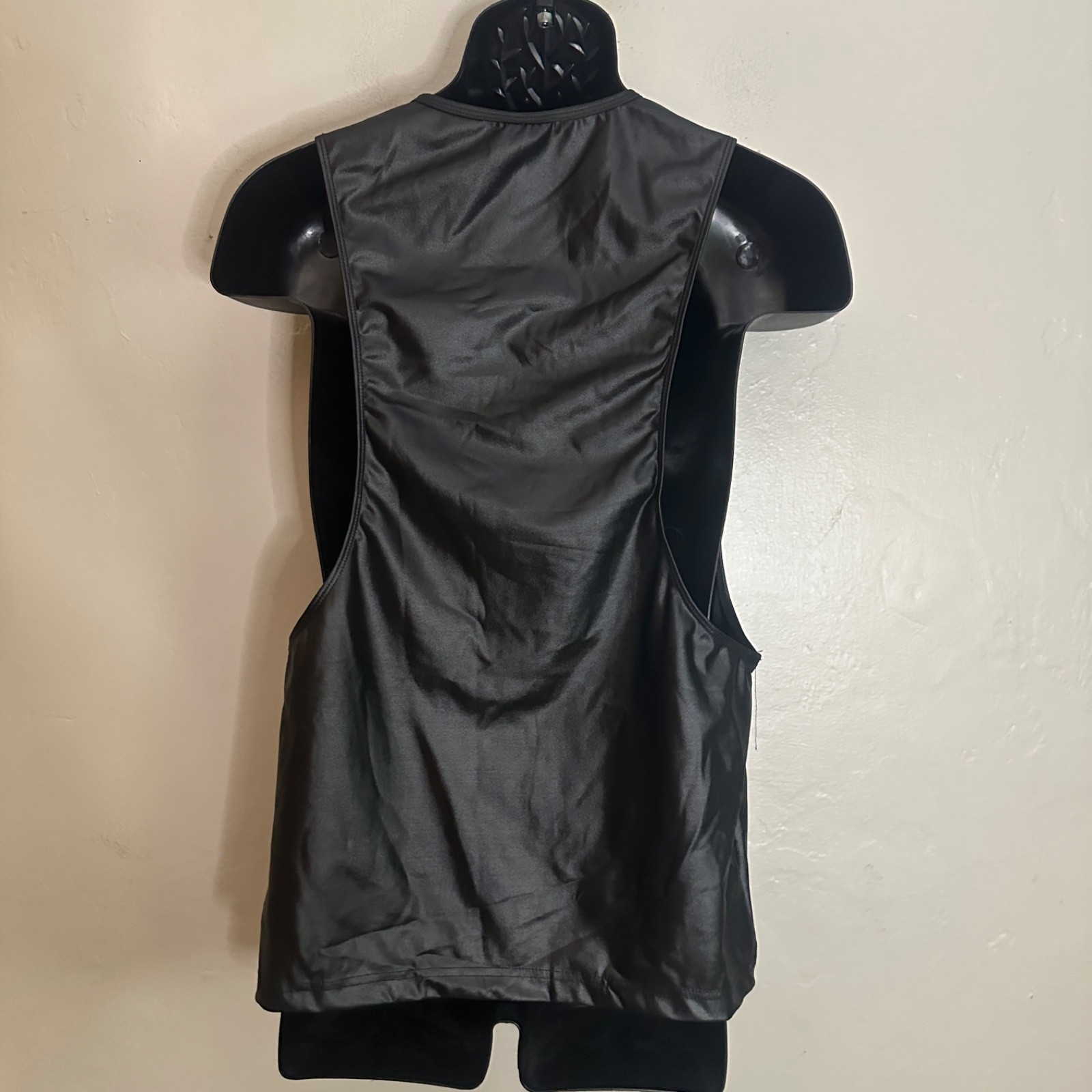 Ball Wet Look Stretch Tank Top 19" armpit t armpit unstretched Gently worn gallery