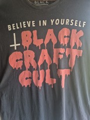 Blackcraft Cult Bleeding Letters Tee Size 2X Goth Horror Punk Occult Black