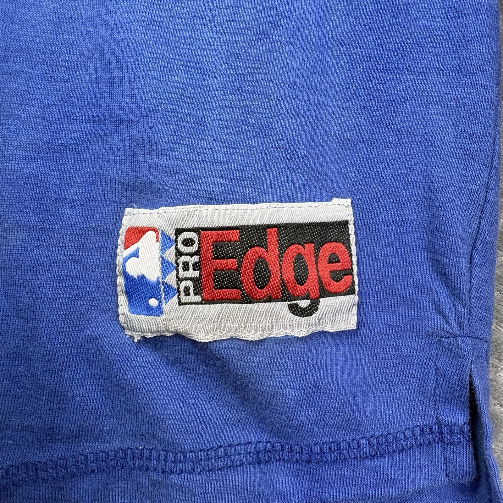 Vtg 1996 Chicago Cubs Shirt XL Iron Knights Pro Edge Colorblock Distressed 90s gallery