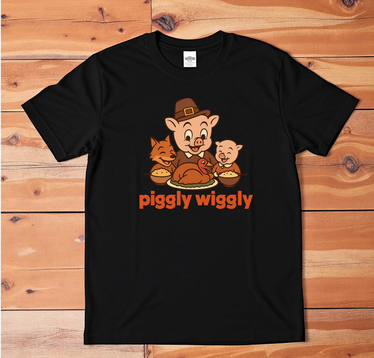 Piggly Wiggly Thanksgiving Dinner T-Shirt – Retro Holiday Design gallery