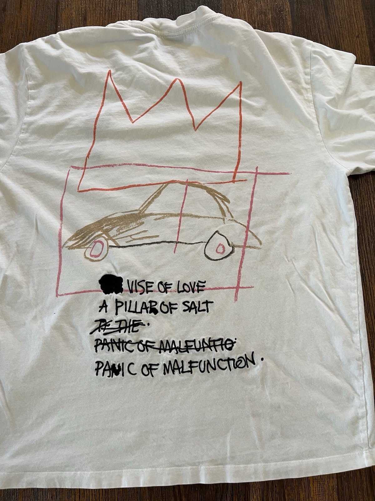 Men's Jean Michel Basquiat T-Shirt White Empire XL Crew Art Icon NYC Street High gallery