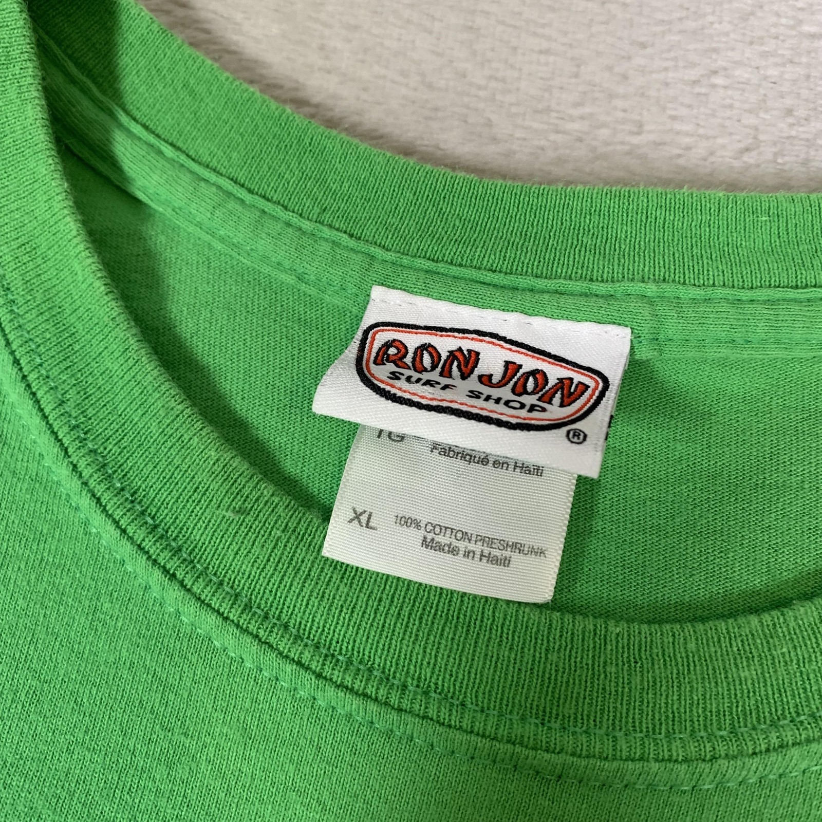Ron Jon Surf Shop Shirt Mens XL Green Cocoa Beach Florida Ocean Dolphin Beach gallery