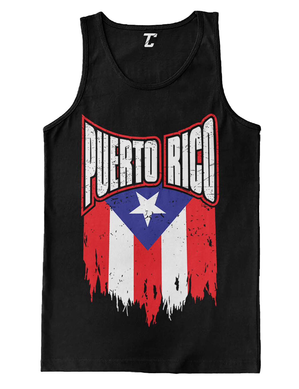 Torn Puerto Rican Flag - Heritage Puerto Rico Proud Pride Men's Tank Top gallery