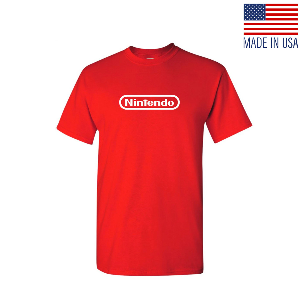NINTENDO Logo T-Shirt Pick Size and Color deal Hot ,sale ,fast ship deal Hot
