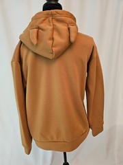 Unbranded sweatshirt with front zipper in tan men tops size M M18