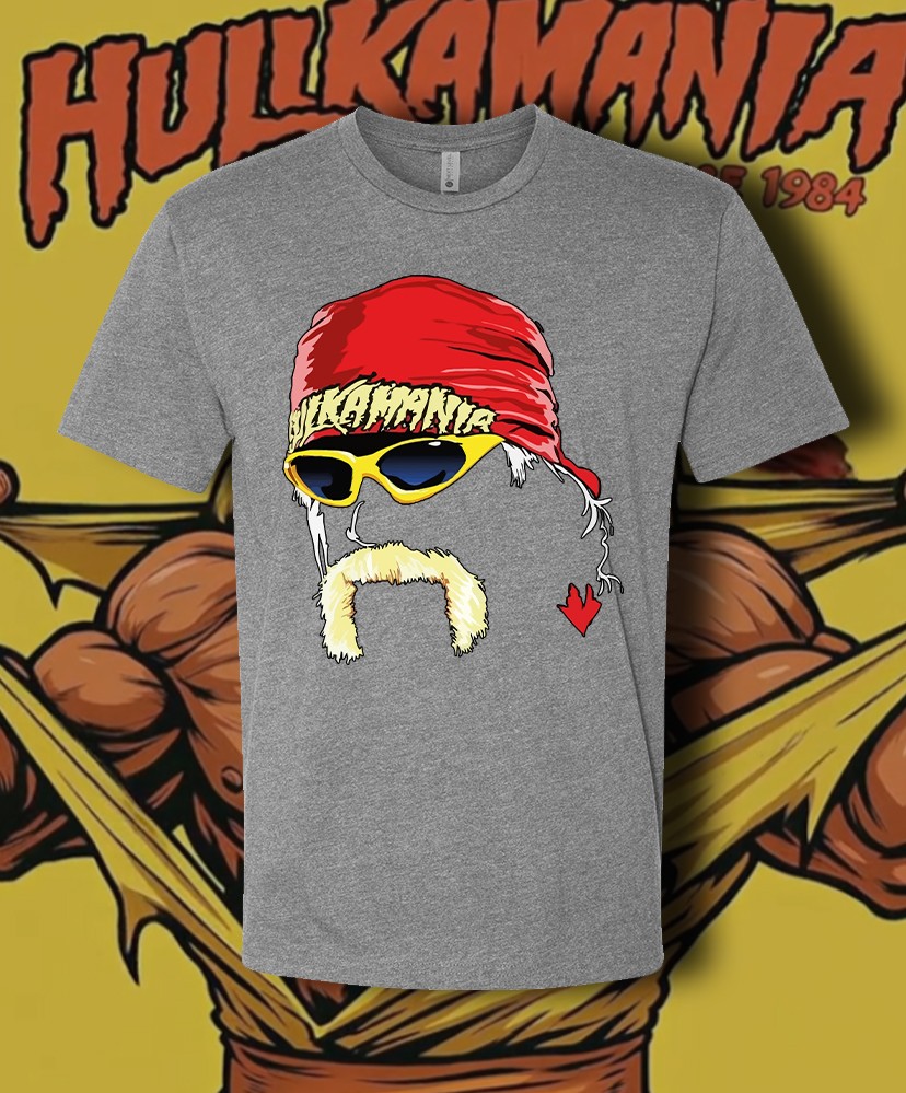 Hulk Hogan Face, Hulkamania Shirt - Adult & Youth sizes up to 6XL Fast Ship!! gallery