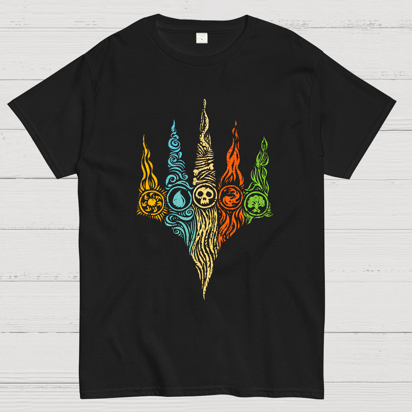 Magic The Gathering mana doodle T-Shirt Size S-4XL gallery