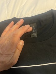 Unitcode: Machine Concert shirt Black Graphic Tee Mens L Double-Sided