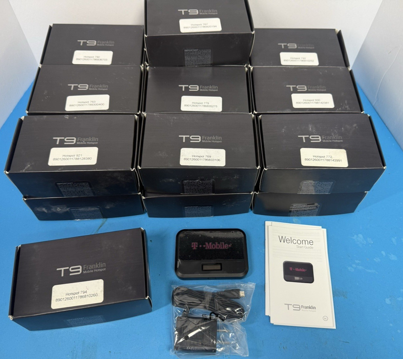 (20) T-Mobile Franklin T9 Wireless WiFi 4G LTE Mobile Hotspots With Box UNTESTED