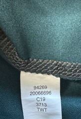 DULUTH Alaskan Hardgear Alopex Mock Neck Base Layer Teal Blue Sz Large EUC