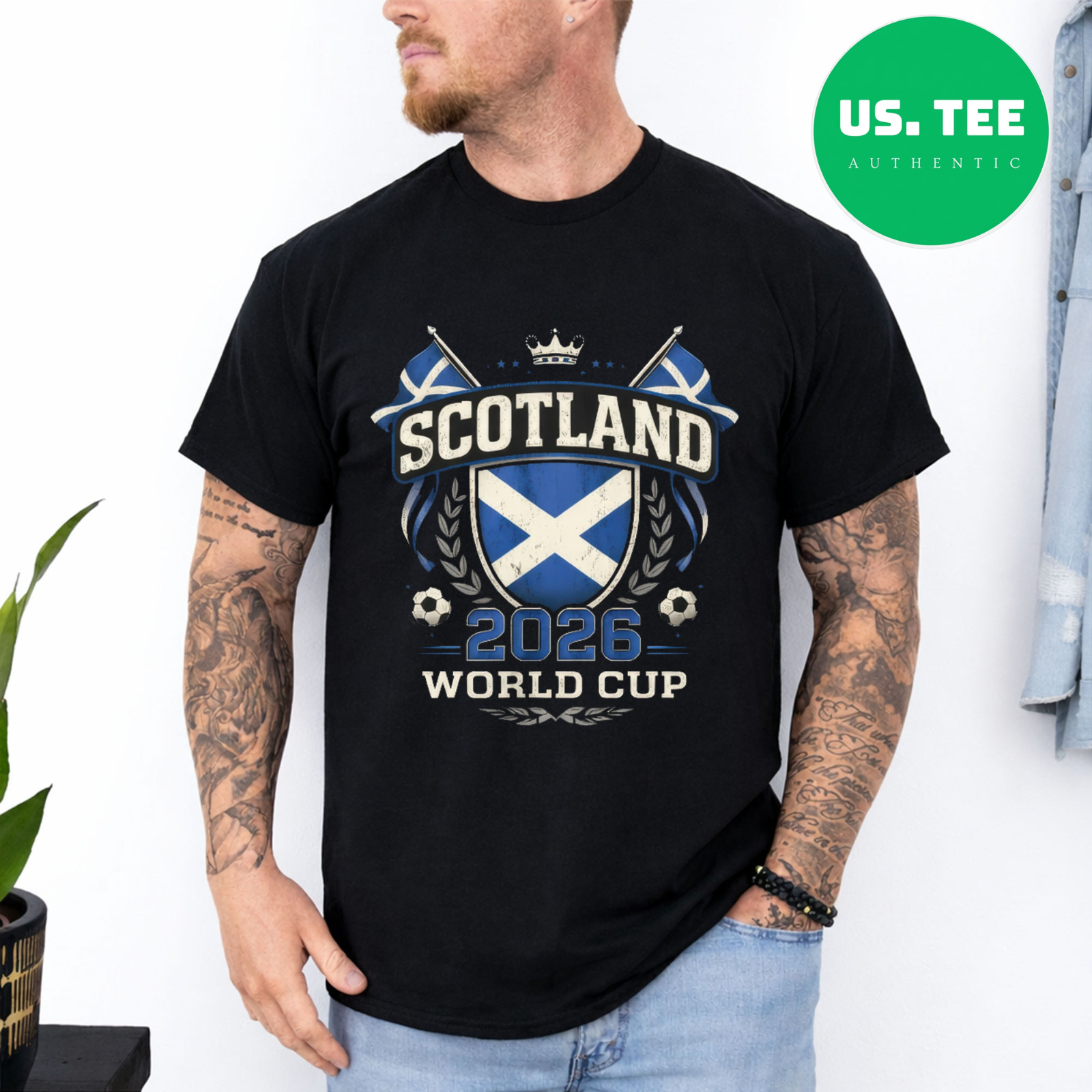 Scotland World Cup 2026 Football Fan T Shirt Scottish Soccer Graphic Tee gallery