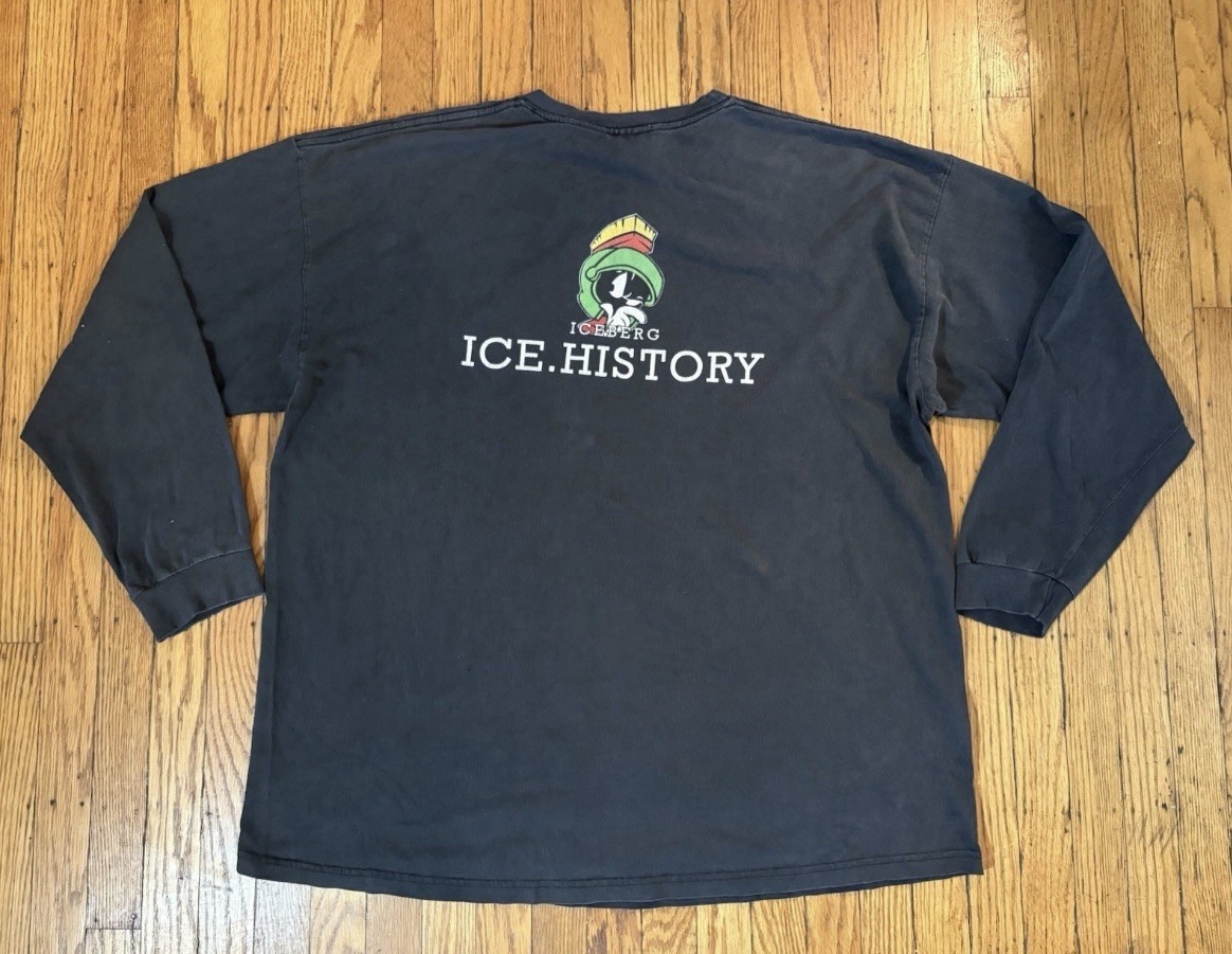 Vintage Iceberg History Double Sided Shirt Marvin The Martian 3XL READ gallery