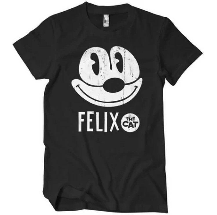 Felix The Cat t-shirts Black Cotton Full size S-5XL H601