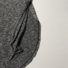 Massimo Gray And White Crew Neck T-Shirt Women’s Short Sleeve Size XS