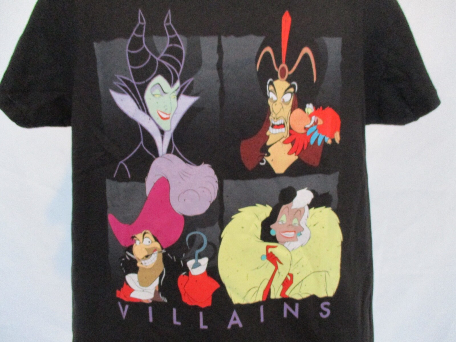 Disney Villains Maleficent, Cpt Hook, Ursula, Black T-shirt - Men's S - L NEW gallery