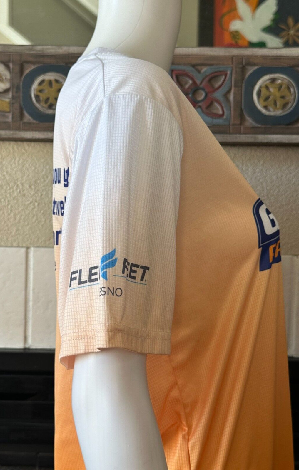 Go Race Productions Track shirt runners athletic armpit to armpit 19" length 28" gallery