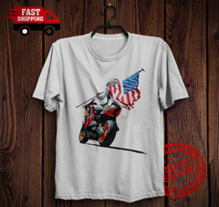 Vintage American motorcycle racer Nicky Hayden USA Flag MotoGP T shirt Kentucky