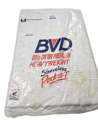 Vintage 1989 BVD Athletic Series White Sleeveless 100% Cotton Shirt