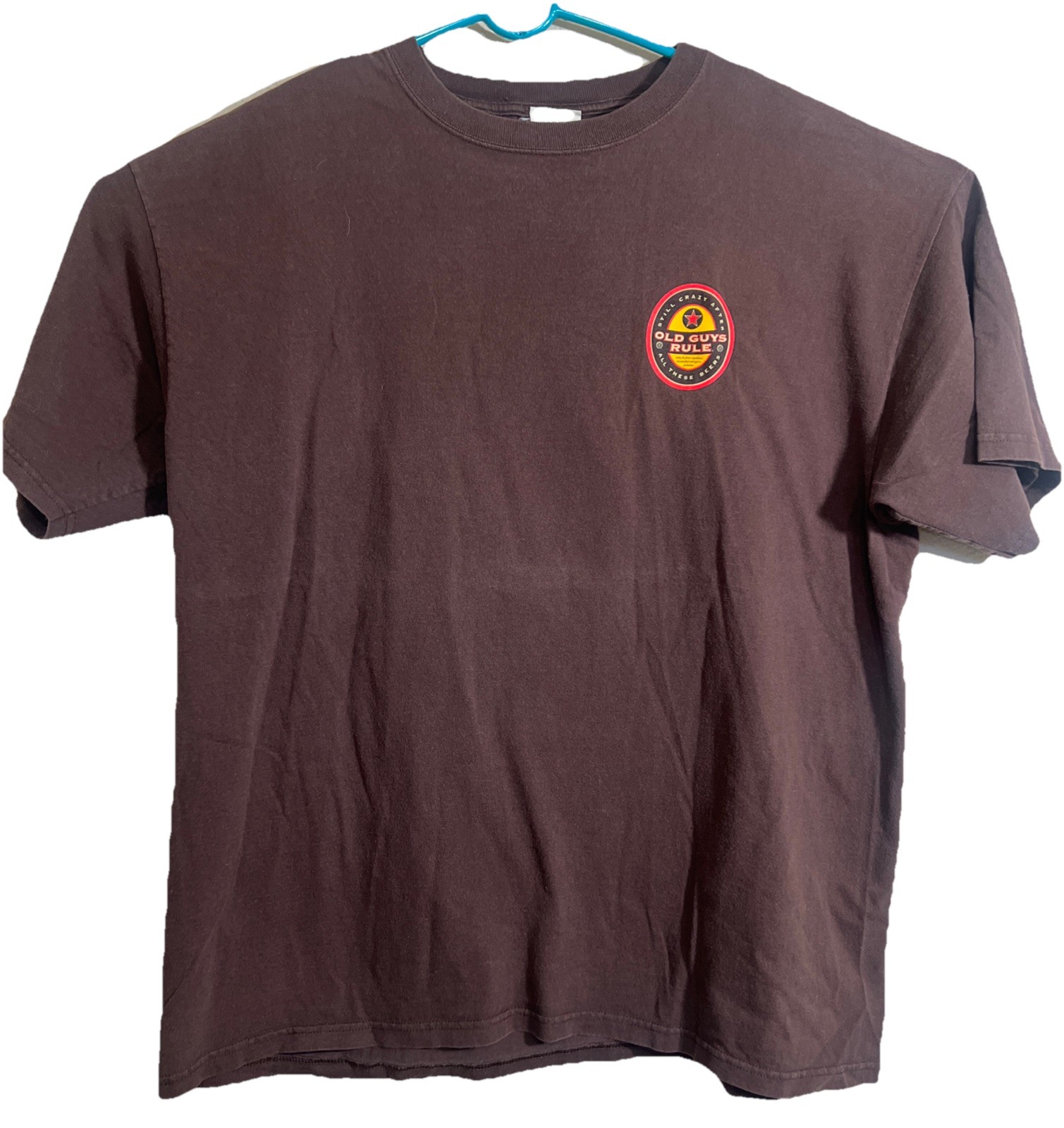 OLD GUYS RULE T-SHIRT Still Crazy After ALL THESE BEERS Men’s L See Measurements gallery