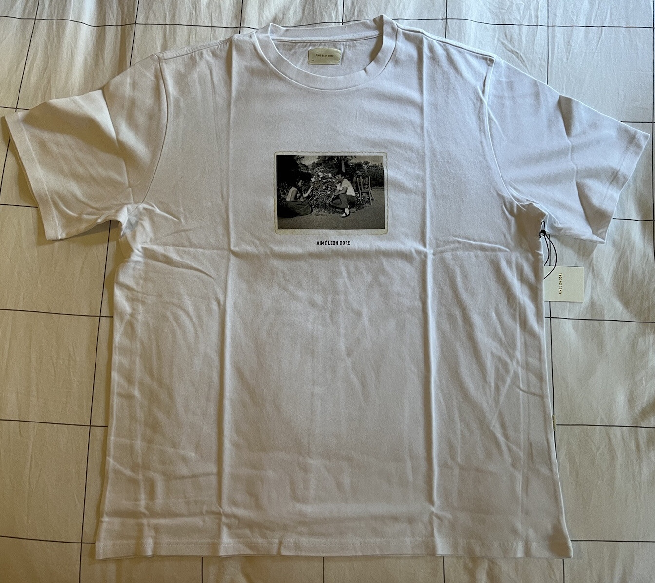 Aime Leon Dore ALD / Spring Photo White Short-Sleeve Logo Tee T-Shirt XXL SS23 gallery